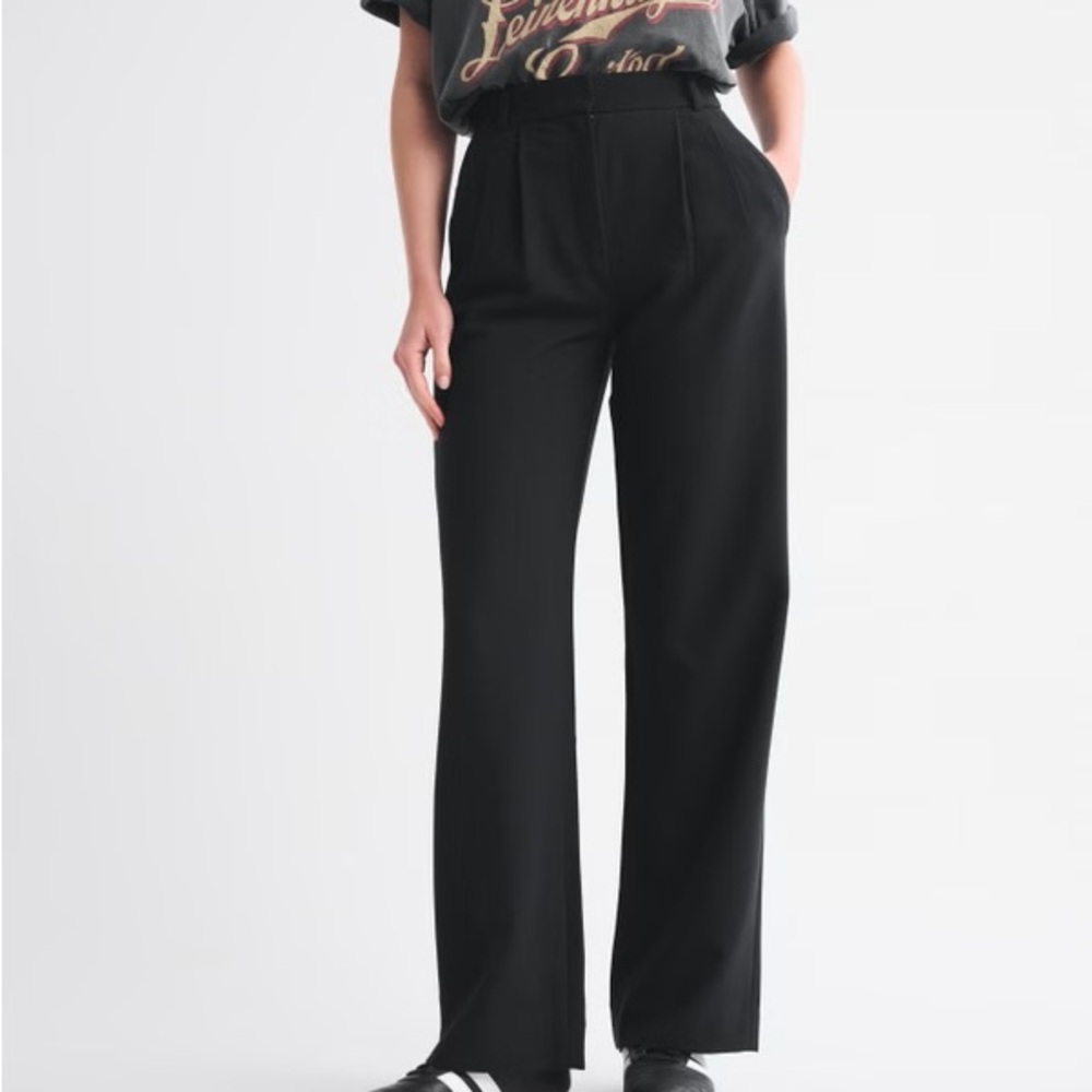 Abercrombie & Fitch Black Sloane Striaght Leg Pants